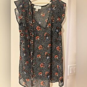 Maternity Floral Print Women's Top